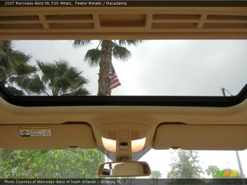 Pewter Metallic / Macadamia 2007 Mercedes-Benz ML 500 4Matic