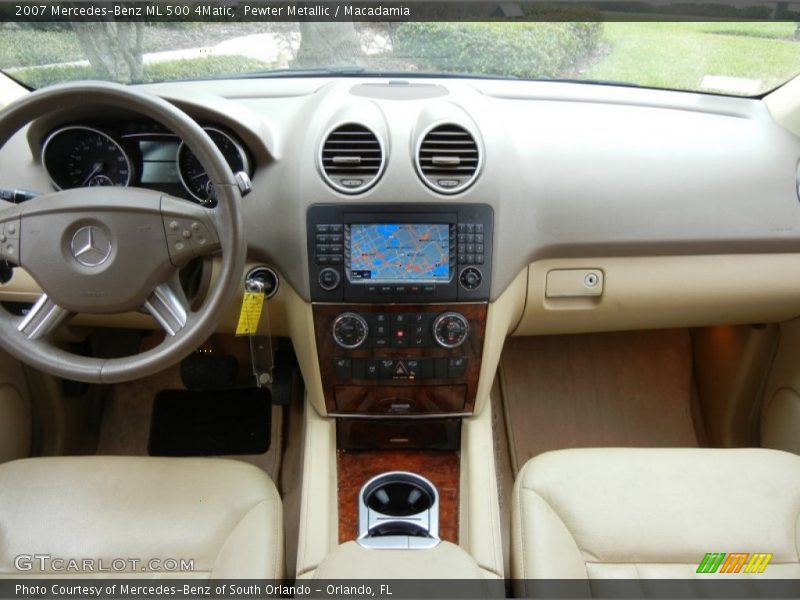 Pewter Metallic / Macadamia 2007 Mercedes-Benz ML 500 4Matic