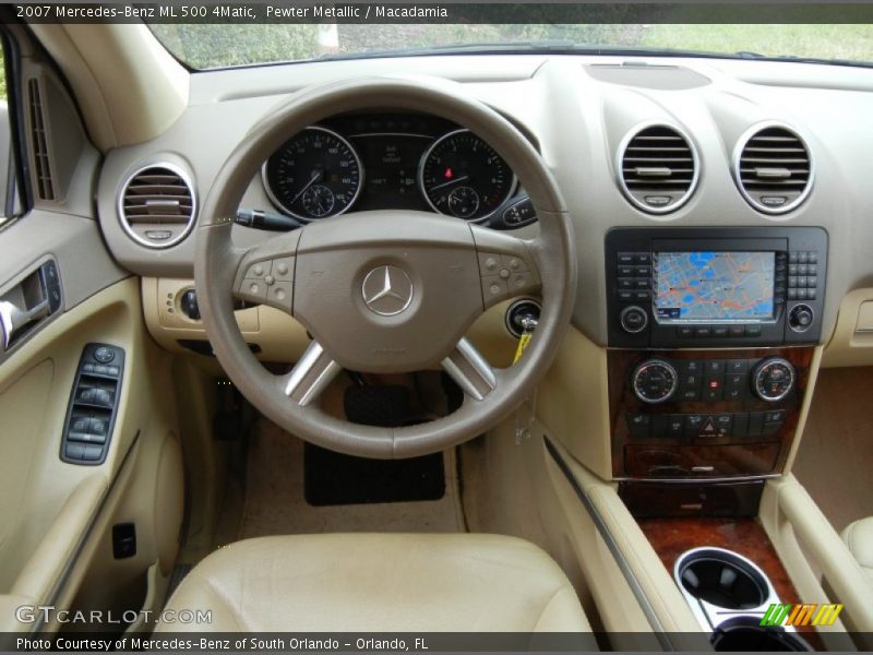 Pewter Metallic / Macadamia 2007 Mercedes-Benz ML 500 4Matic