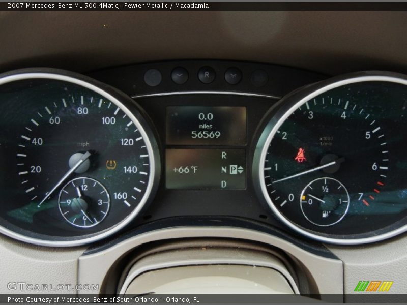 Pewter Metallic / Macadamia 2007 Mercedes-Benz ML 500 4Matic