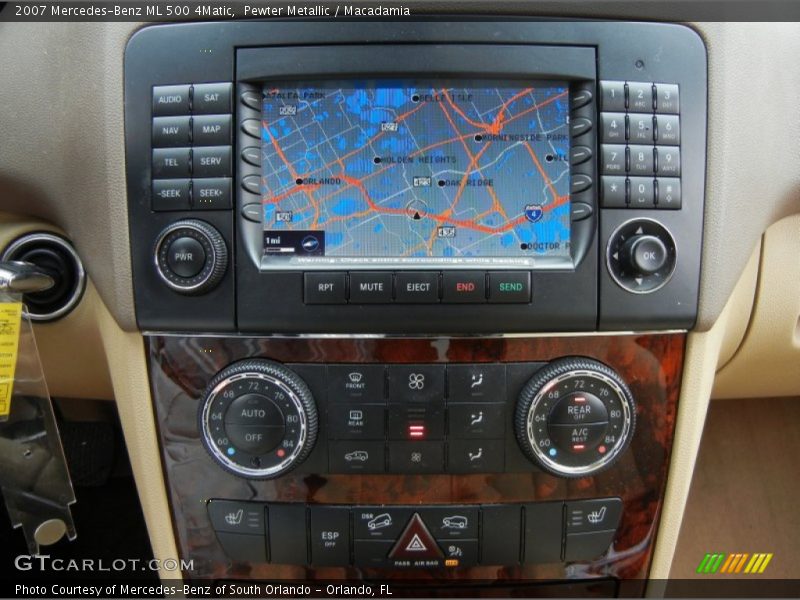 Pewter Metallic / Macadamia 2007 Mercedes-Benz ML 500 4Matic