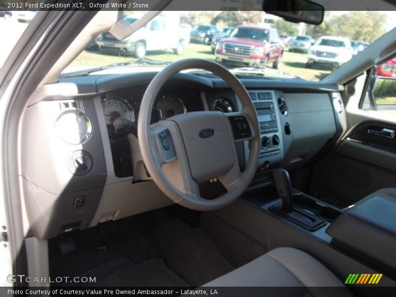 Oxford White / Stone 2012 Ford Expedition XLT