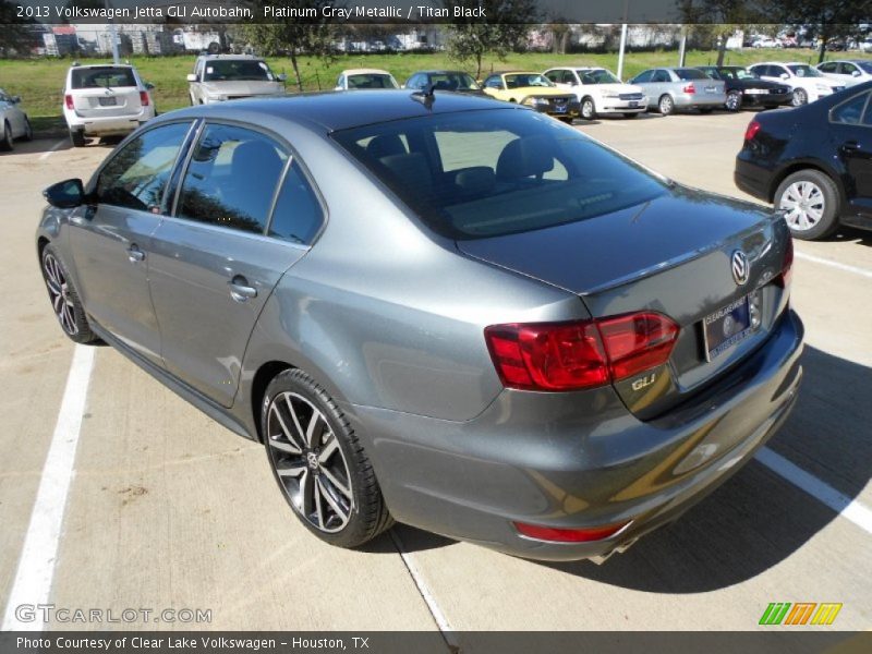Platinum Gray Metallic / Titan Black 2013 Volkswagen Jetta GLI Autobahn