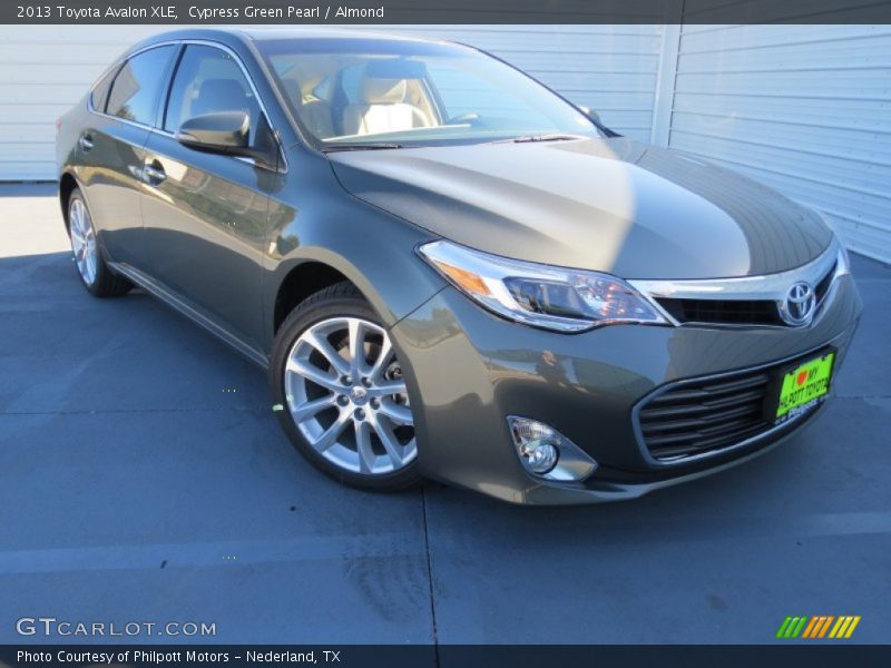 Cypress Green Pearl / Almond 2013 Toyota Avalon XLE
