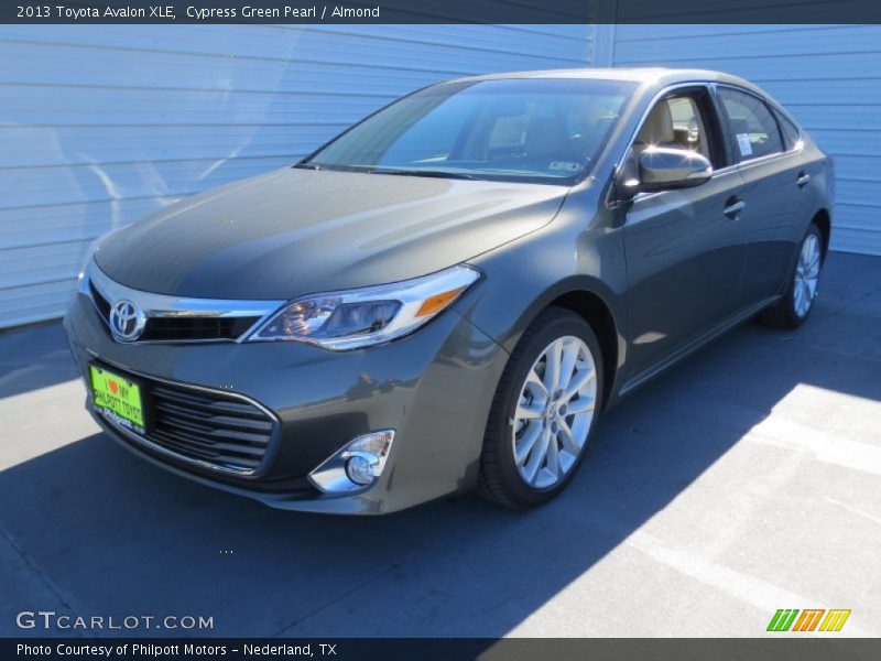 Cypress Green Pearl / Almond 2013 Toyota Avalon XLE