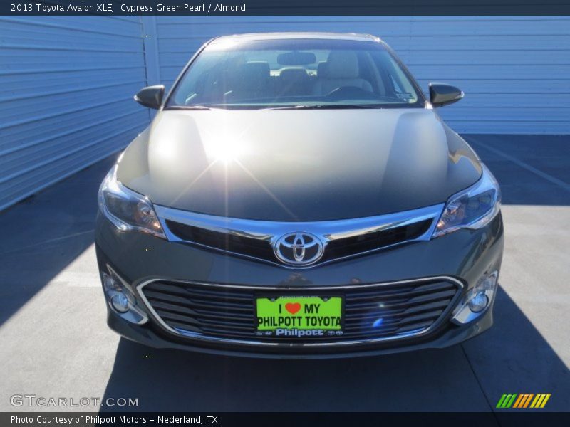 Cypress Green Pearl / Almond 2013 Toyota Avalon XLE
