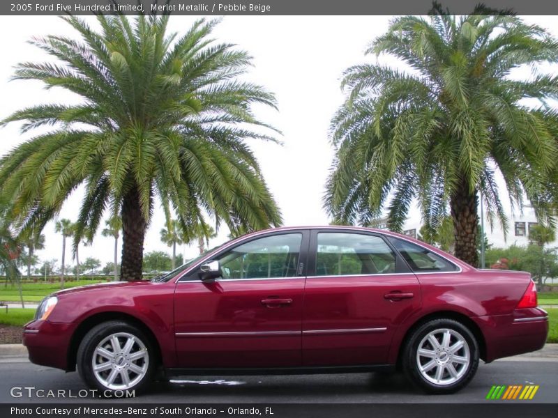 Merlot Metallic / Pebble Beige 2005 Ford Five Hundred Limited