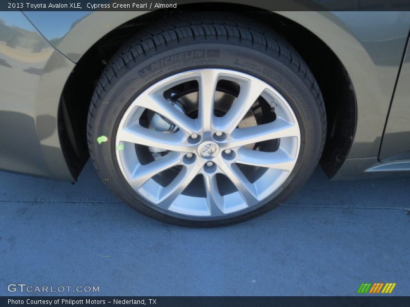 Cypress Green Pearl / Almond 2013 Toyota Avalon XLE