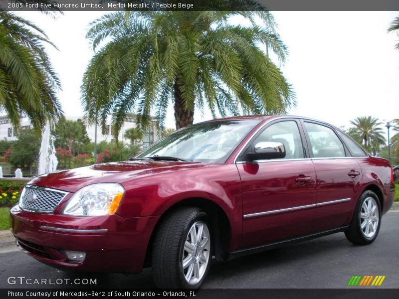 Merlot Metallic / Pebble Beige 2005 Ford Five Hundred Limited