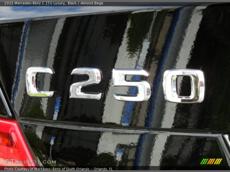 Black / Almond Beige 2013 Mercedes-Benz C 250 Luxury