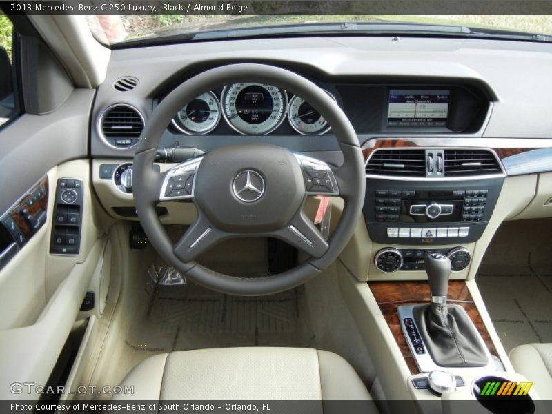 Black / Almond Beige 2013 Mercedes-Benz C 250 Luxury