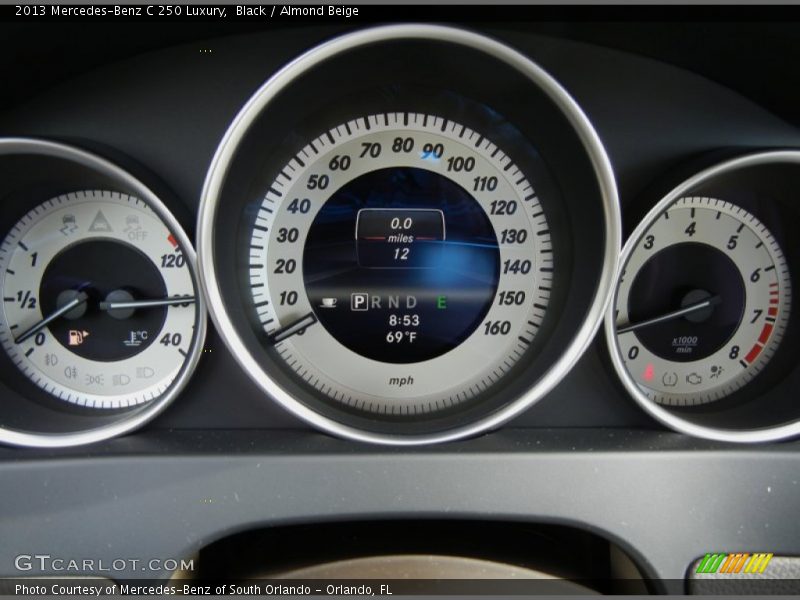 Black / Almond Beige 2013 Mercedes-Benz C 250 Luxury