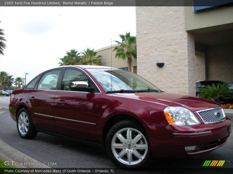 Merlot Metallic / Pebble Beige 2005 Ford Five Hundred Limited