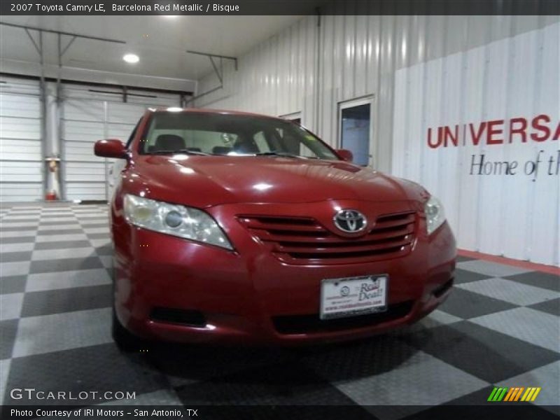 Barcelona Red Metallic / Bisque 2007 Toyota Camry LE