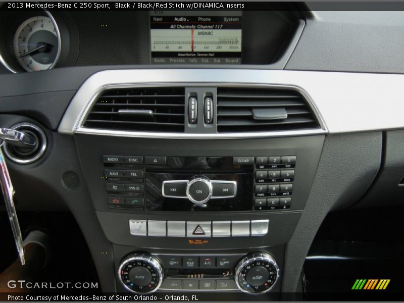 Controls of 2013 C 250 Sport