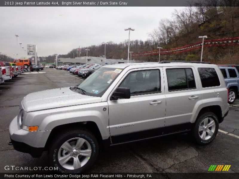 Bright Silver Metallic / Dark Slate Gray 2013 Jeep Patriot Latitude 4x4