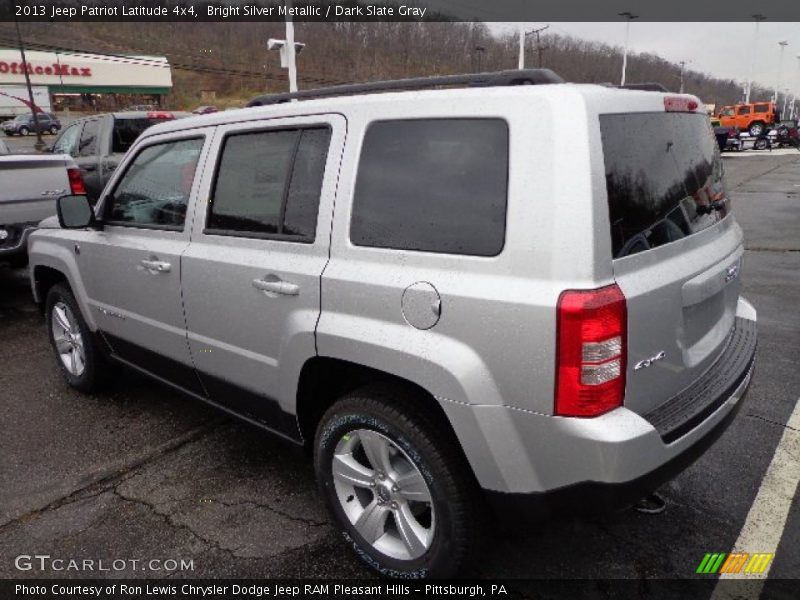 Bright Silver Metallic / Dark Slate Gray 2013 Jeep Patriot Latitude 4x4
