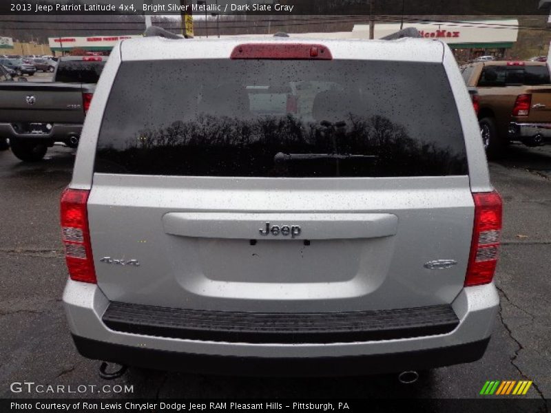 Bright Silver Metallic / Dark Slate Gray 2013 Jeep Patriot Latitude 4x4
