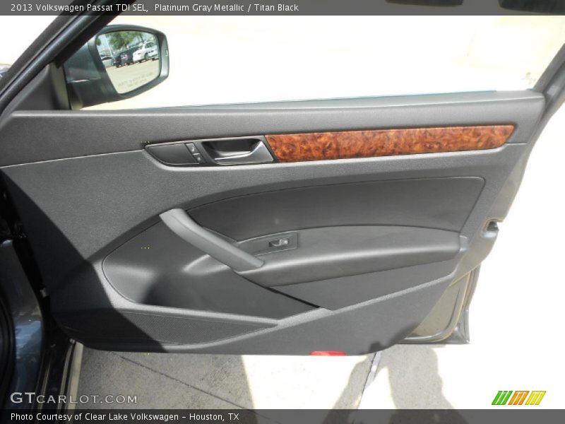 Platinum Gray Metallic / Titan Black 2013 Volkswagen Passat TDI SEL