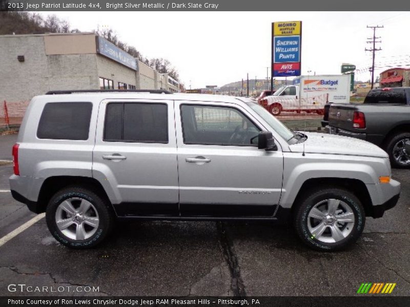 Bright Silver Metallic / Dark Slate Gray 2013 Jeep Patriot Latitude 4x4