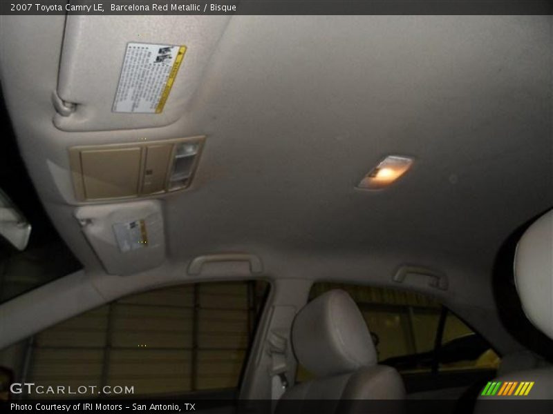 Barcelona Red Metallic / Bisque 2007 Toyota Camry LE