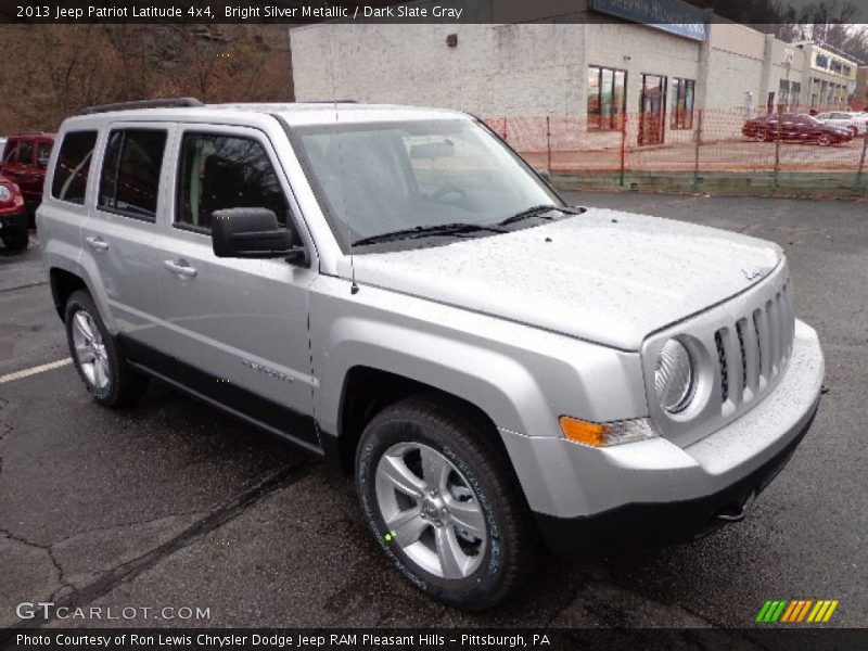 Bright Silver Metallic / Dark Slate Gray 2013 Jeep Patriot Latitude 4x4