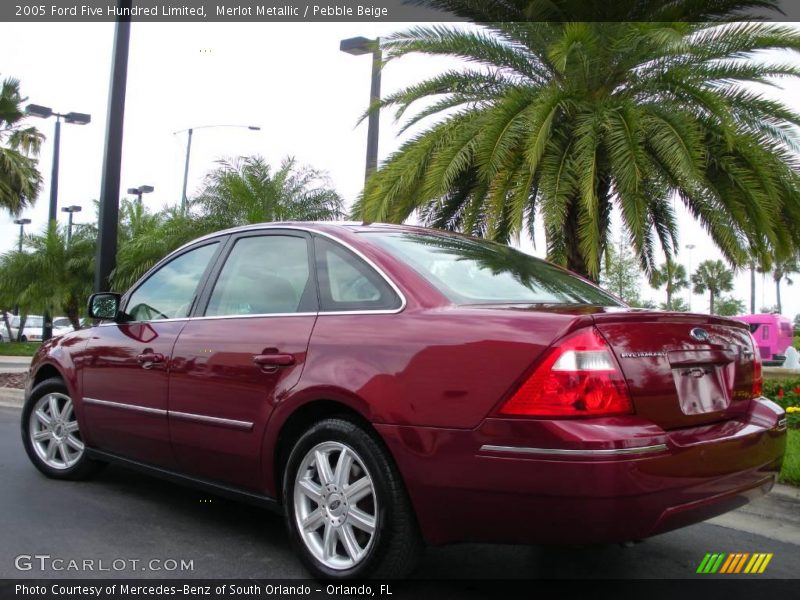 Merlot Metallic / Pebble Beige 2005 Ford Five Hundred Limited