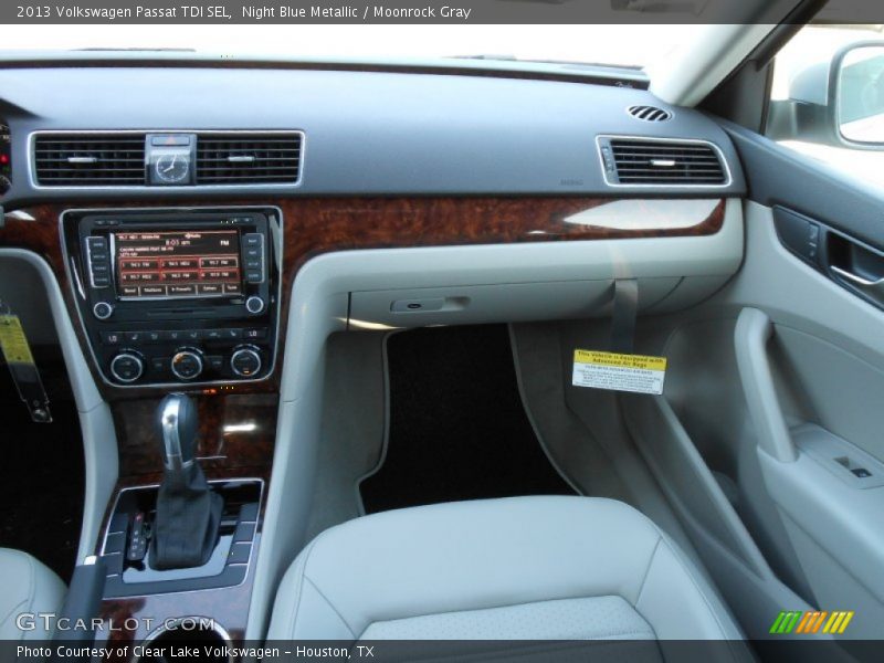 Night Blue Metallic / Moonrock Gray 2013 Volkswagen Passat TDI SEL
