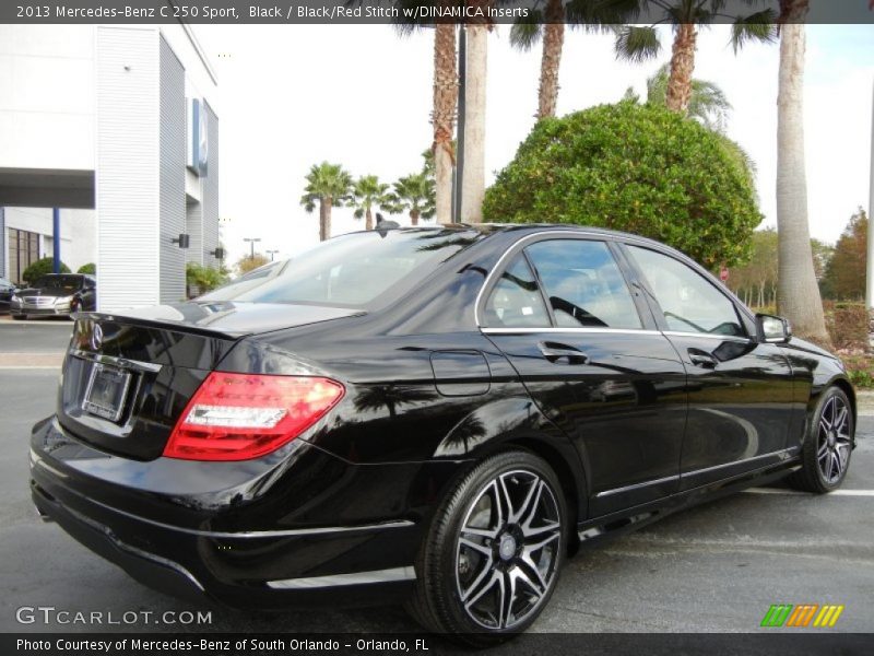 Front 3/4 View of 2013 C 250 Sport