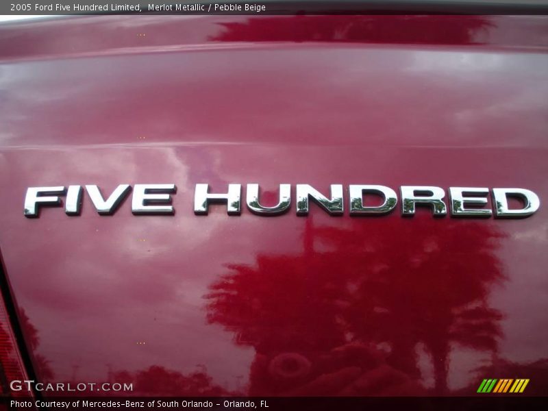 Merlot Metallic / Pebble Beige 2005 Ford Five Hundred Limited