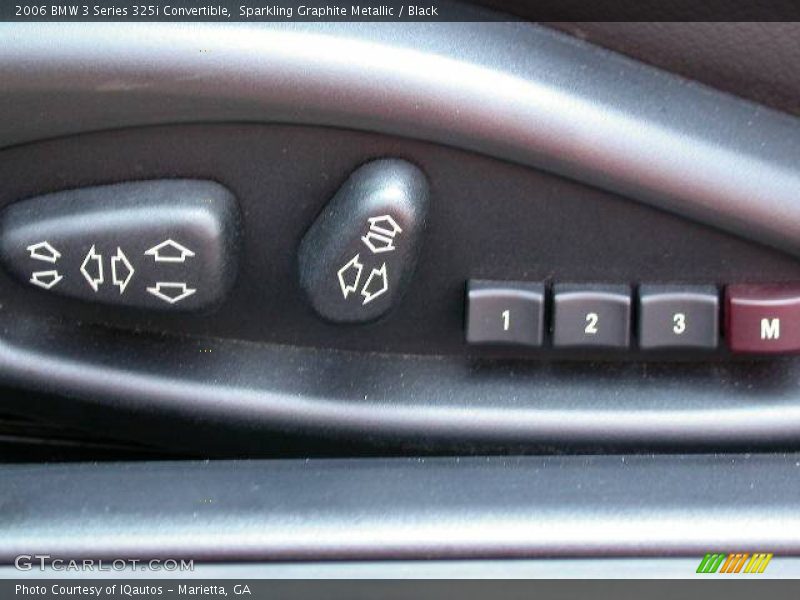 Sparkling Graphite Metallic / Black 2006 BMW 3 Series 325i Convertible