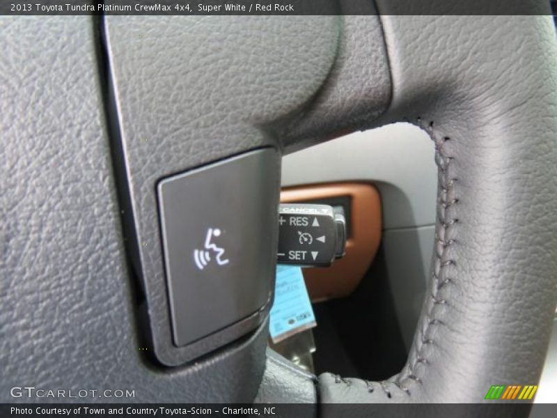 Super White / Red Rock 2013 Toyota Tundra Platinum CrewMax 4x4