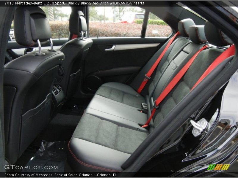 Rear Seat of 2013 C 250 Sport