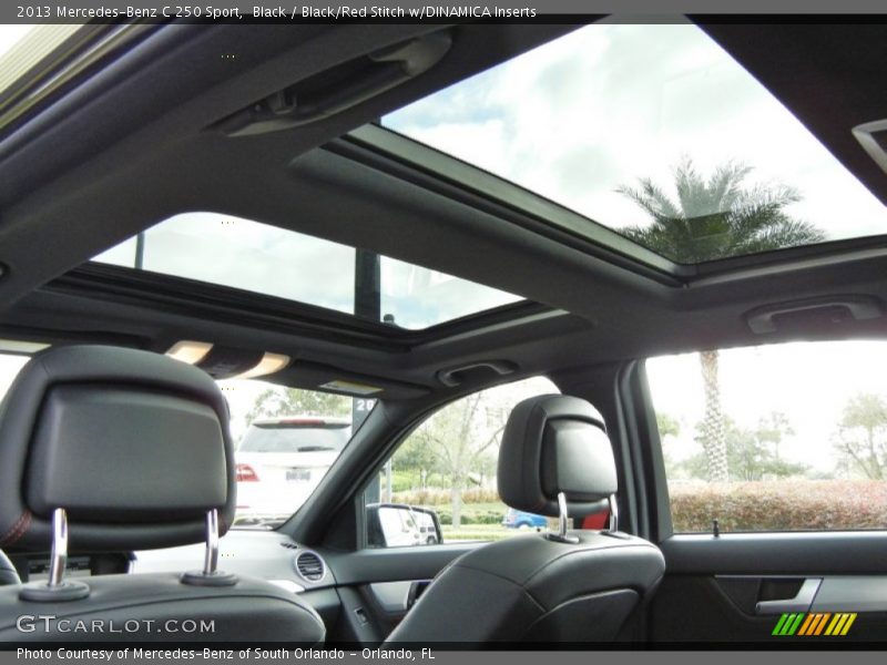 Sunroof of 2013 C 250 Sport