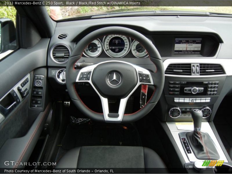 Dashboard of 2013 C 250 Sport