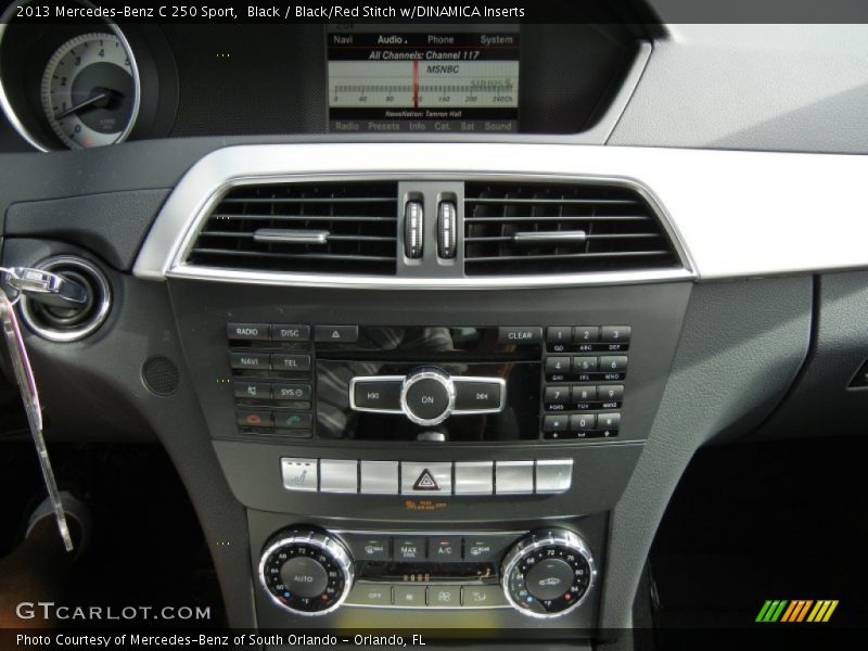 Controls of 2013 C 250 Sport