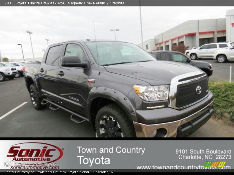 Magnetic Gray Metallic / Graphite 2013 Toyota Tundra CrewMax 4x4