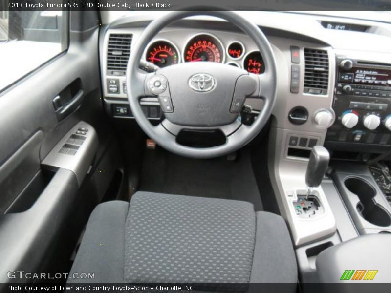 Black / Black 2013 Toyota Tundra SR5 TRD Double Cab