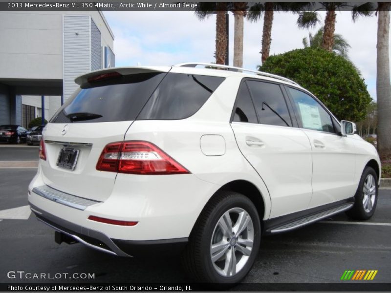Arctic White / Almond Beige 2013 Mercedes-Benz ML 350 4Matic