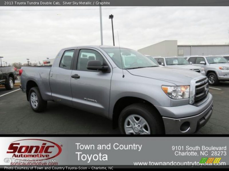 Silver Sky Metallic / Graphite 2013 Toyota Tundra Double Cab