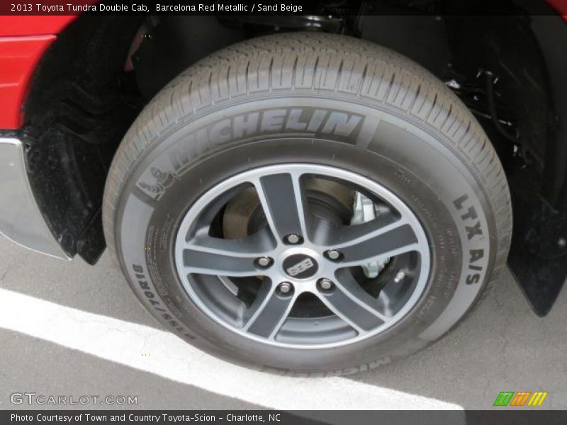 Barcelona Red Metallic / Sand Beige 2013 Toyota Tundra Double Cab