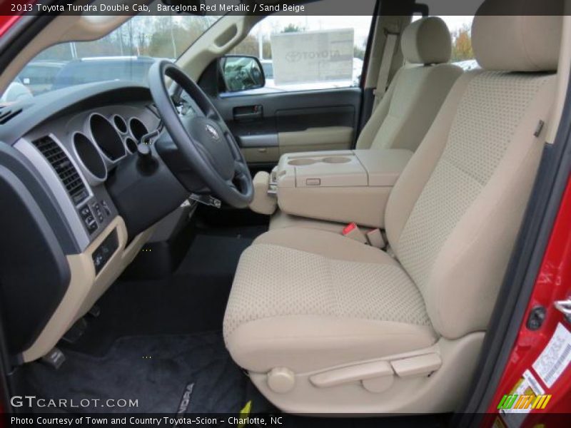 Barcelona Red Metallic / Sand Beige 2013 Toyota Tundra Double Cab