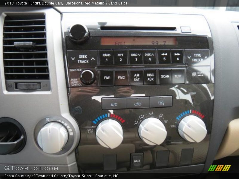 Barcelona Red Metallic / Sand Beige 2013 Toyota Tundra Double Cab