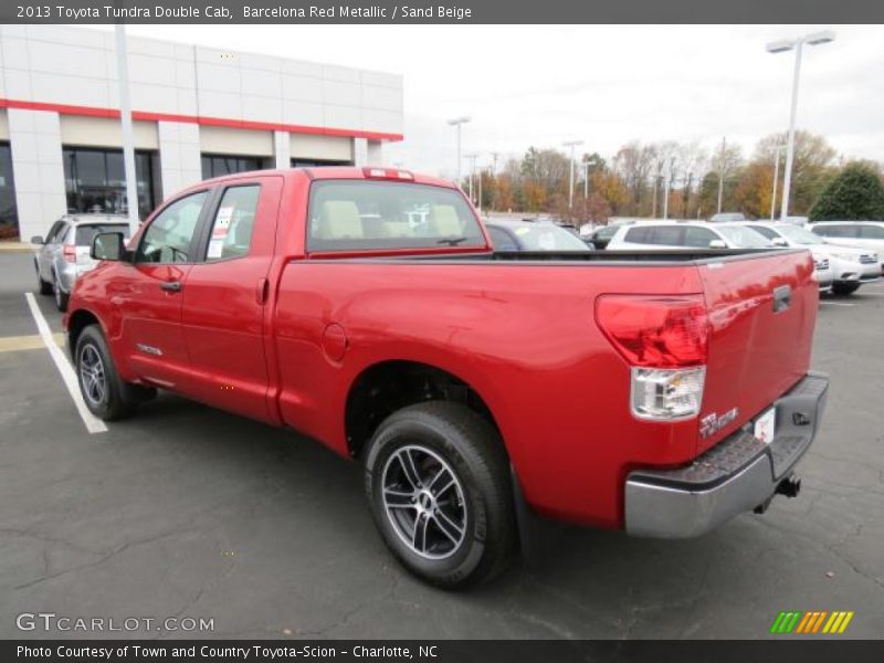 Barcelona Red Metallic / Sand Beige 2013 Toyota Tundra Double Cab