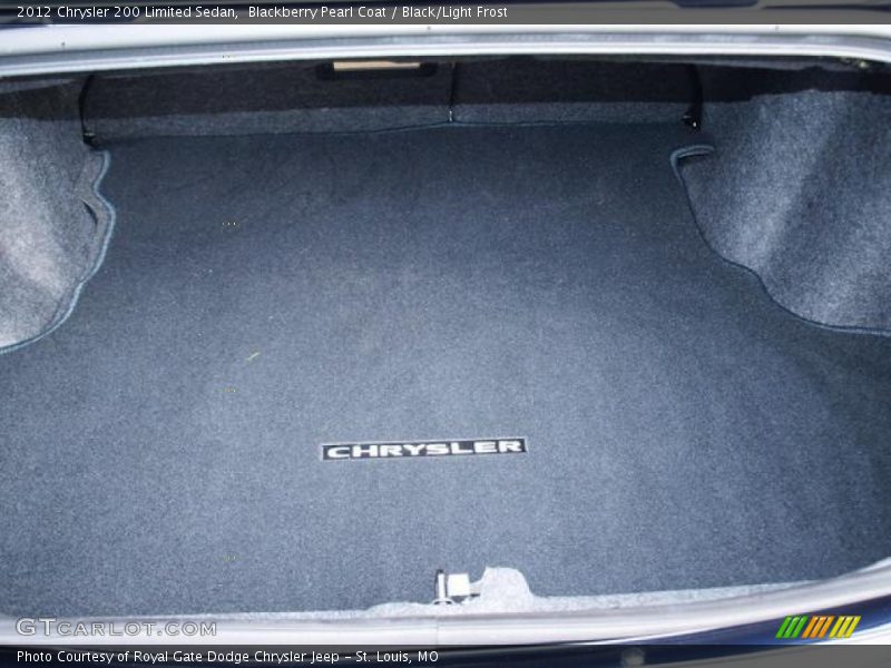 Blackberry Pearl Coat / Black/Light Frost 2012 Chrysler 200 Limited Sedan
