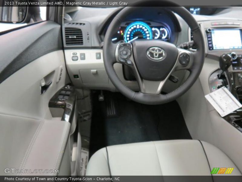 Magnetic Gray Metallic / Light Gray 2013 Toyota Venza Limited AWD