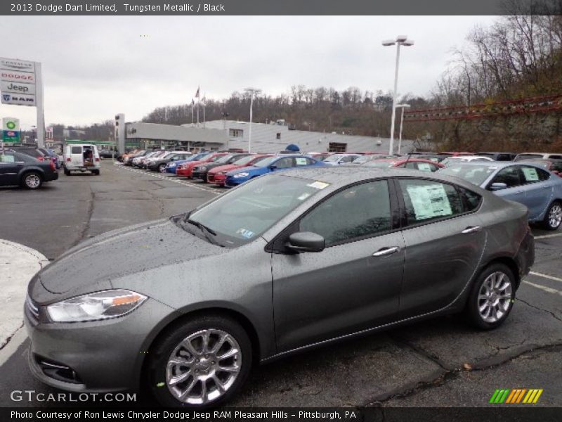 Tungsten Metallic / Black 2013 Dodge Dart Limited