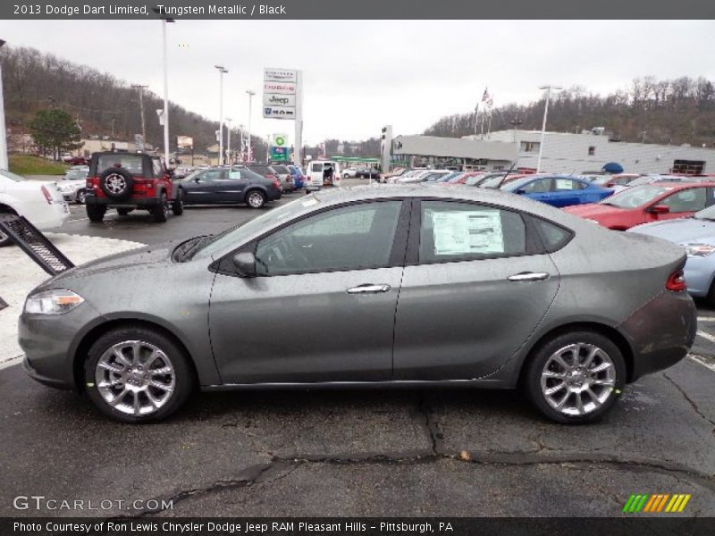 Tungsten Metallic / Black 2013 Dodge Dart Limited