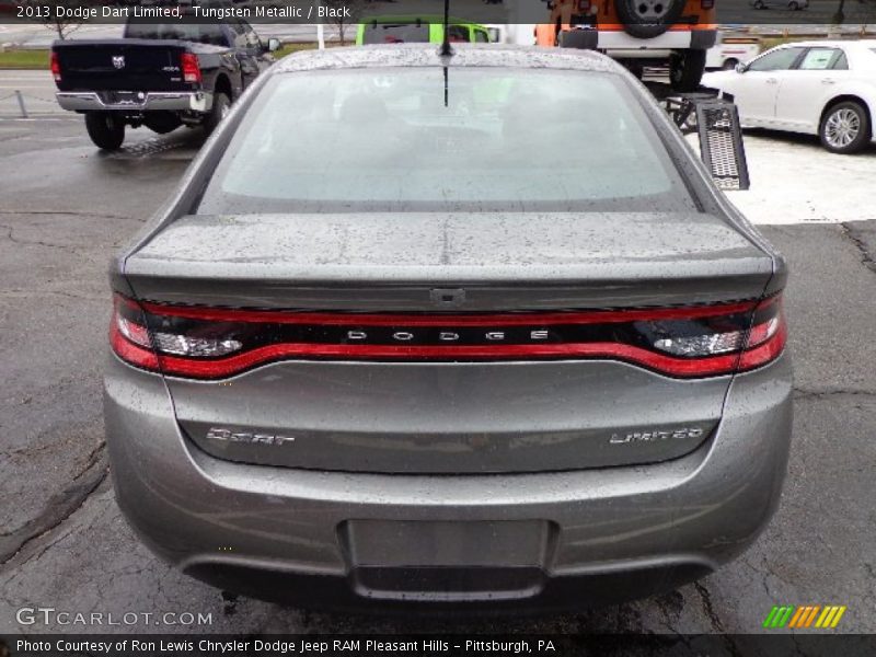 Tungsten Metallic / Black 2013 Dodge Dart Limited