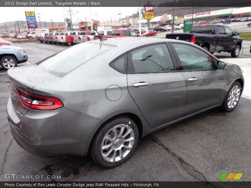 Tungsten Metallic / Black 2013 Dodge Dart Limited